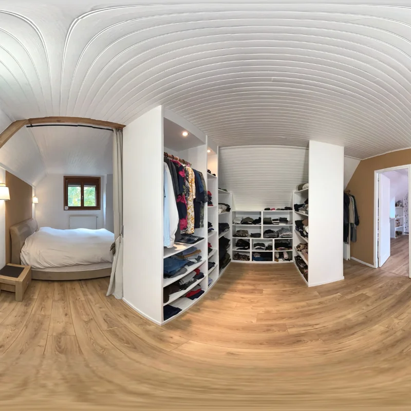 Aperçu visite virtuelle 360° – suite avec dressing