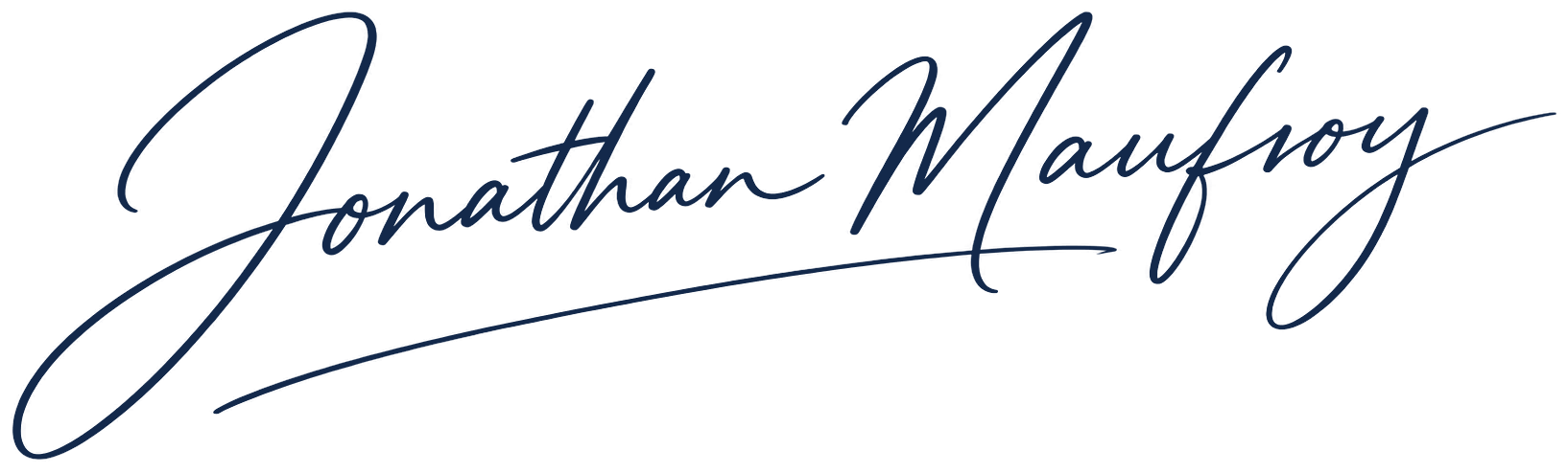 Signature de Jonathan Maufroy